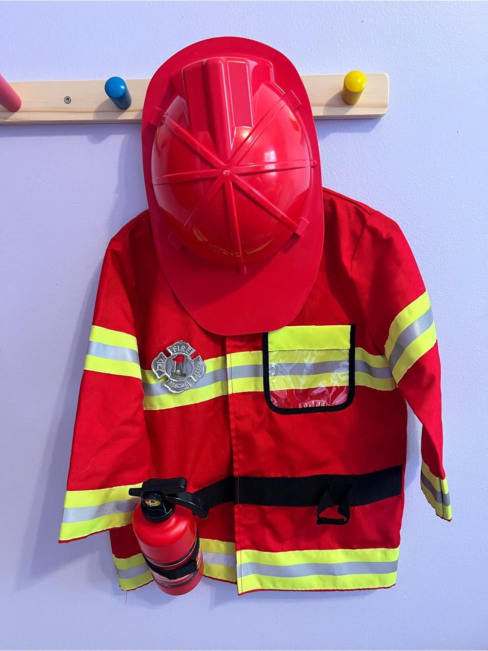 Melissa & Doug Firefighter Dress-Up Size 3-6